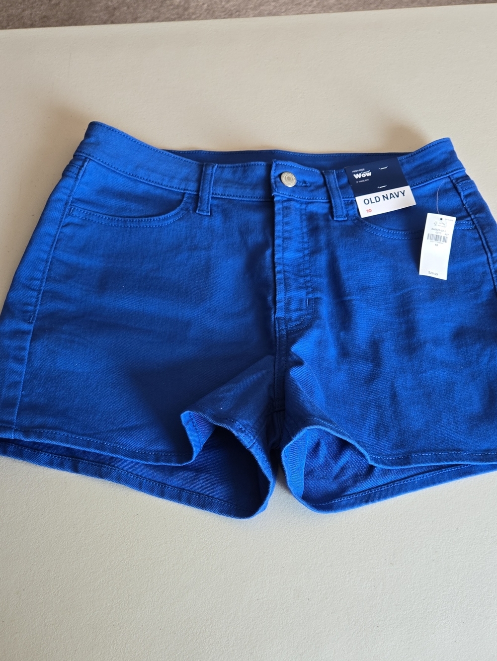 Old Navy WOW Women's Royal Blue Denim Shorts